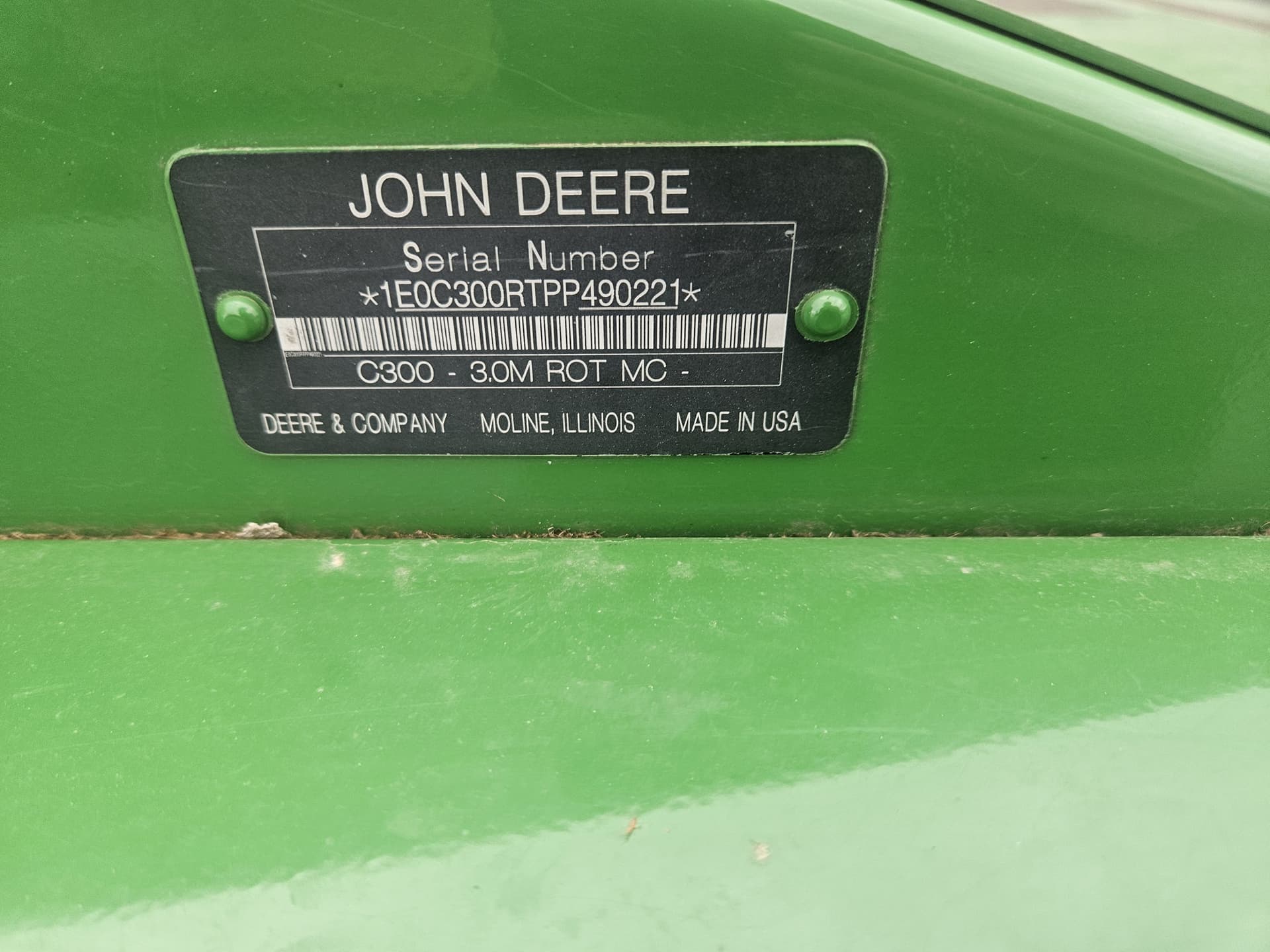 2023 John Deere C300 Image