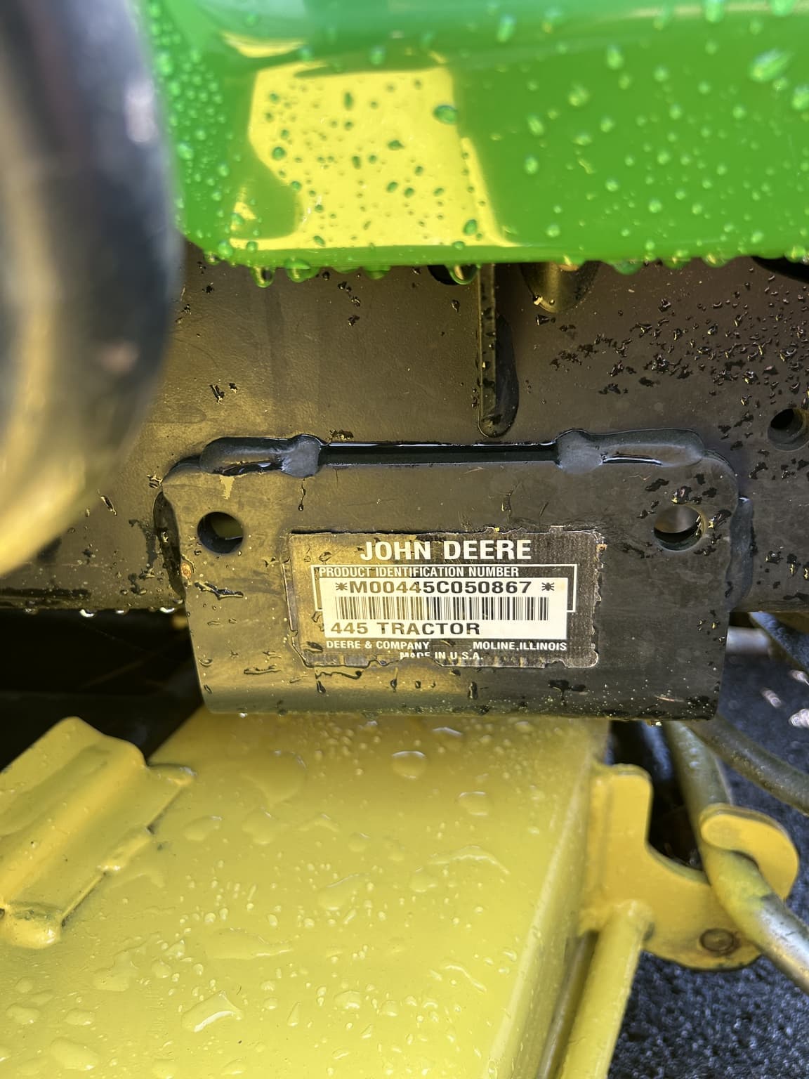 1996 John Deere 445 Image