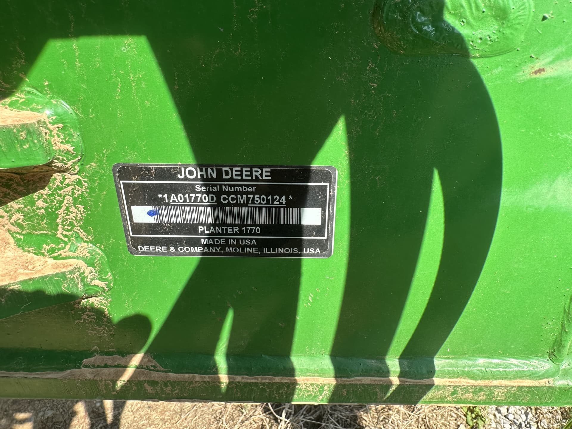 2013 John Deere 1770NT CCS