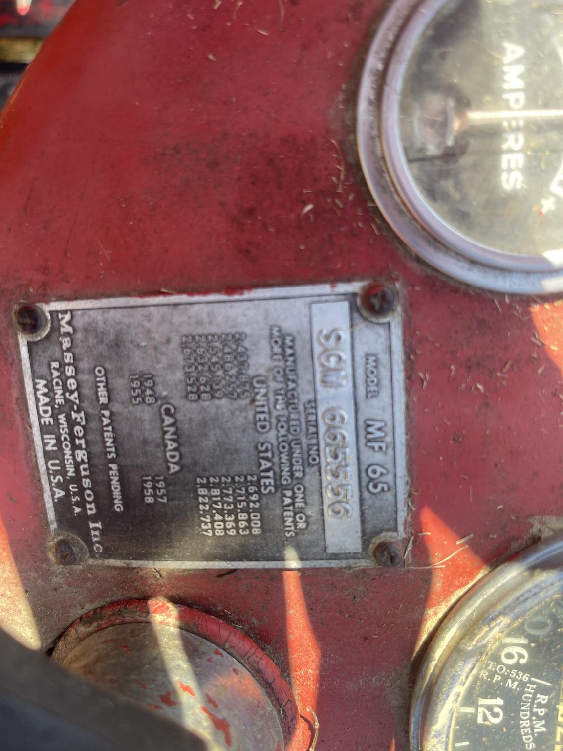 1959 Massey Ferguson 65