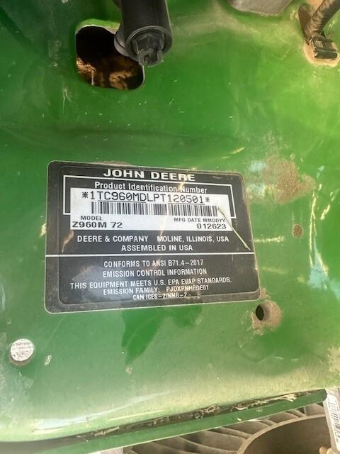 2023 John Deere Z960M