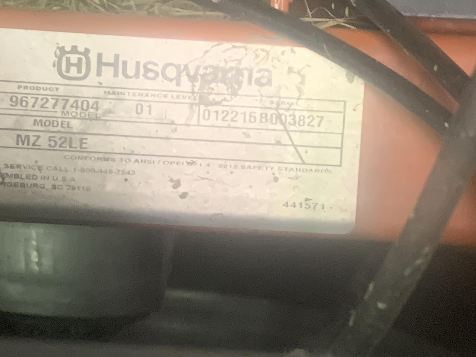 Husqvarna MZ 52LE