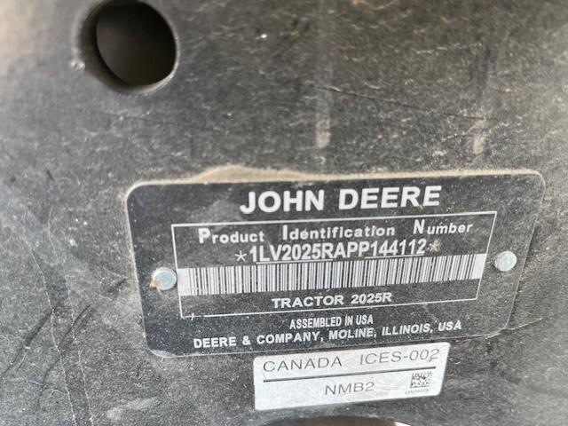 2023 John Deere 2025R Image