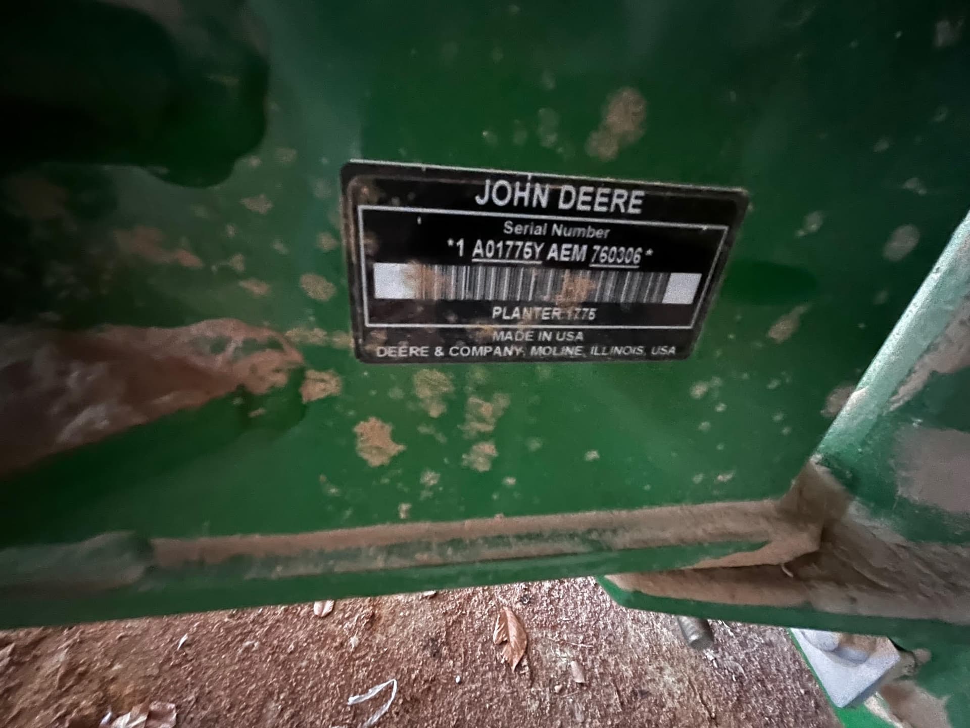 2015 John Deere 1775NT