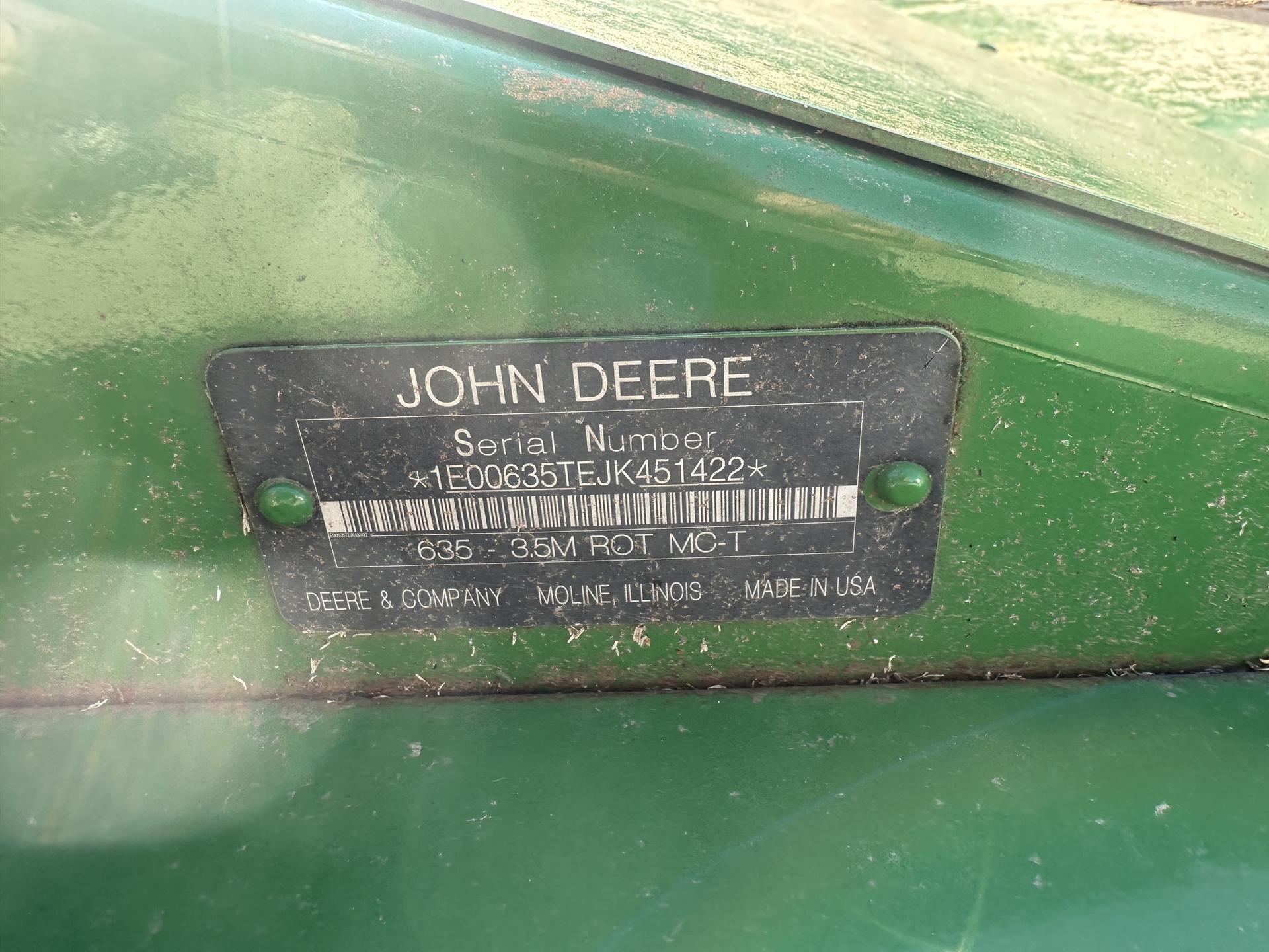 2019 John Deere 635 Image