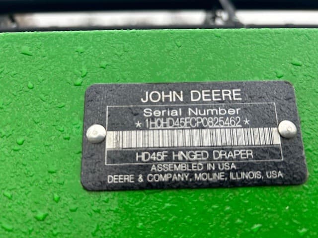 2023 John Deere HD45F Image