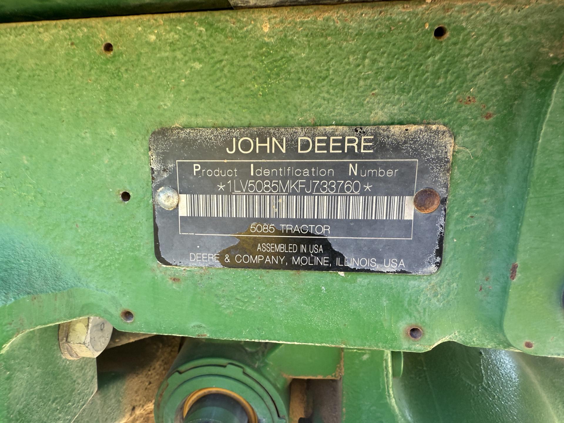 2015 John Deere 5085M