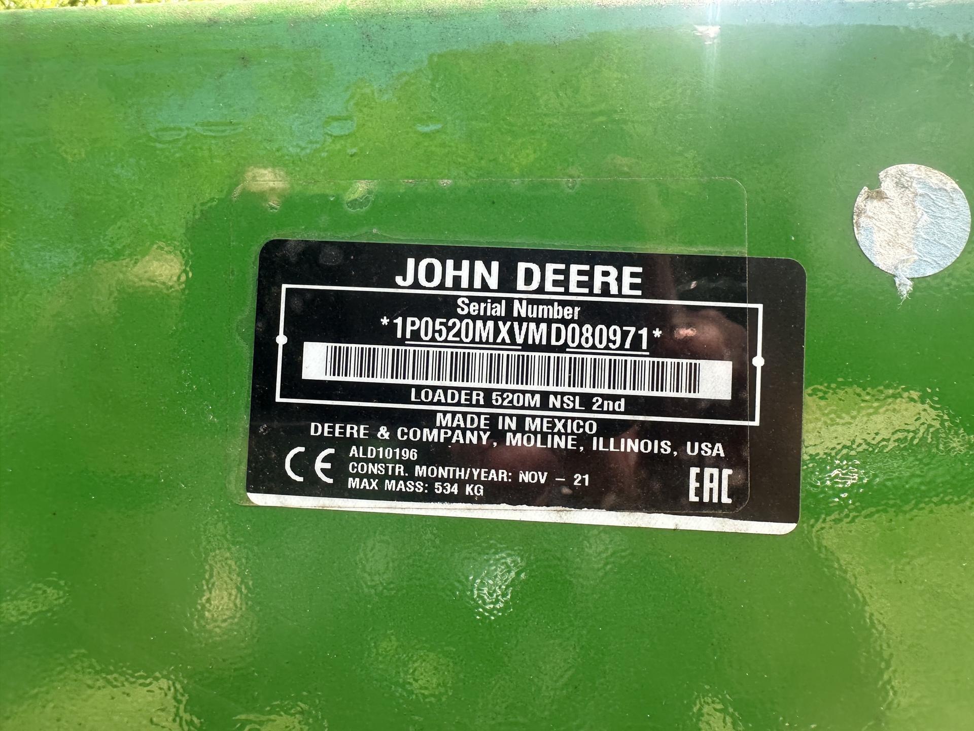 2022 John Deere 520M Image