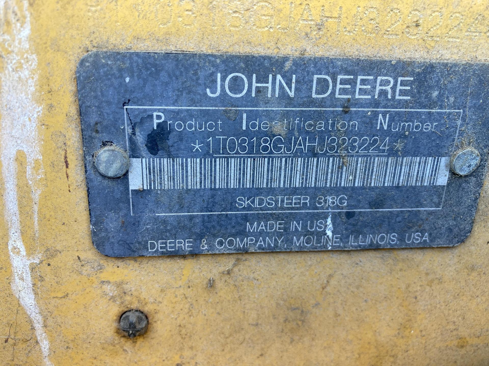 2018 John Deere 318G Image