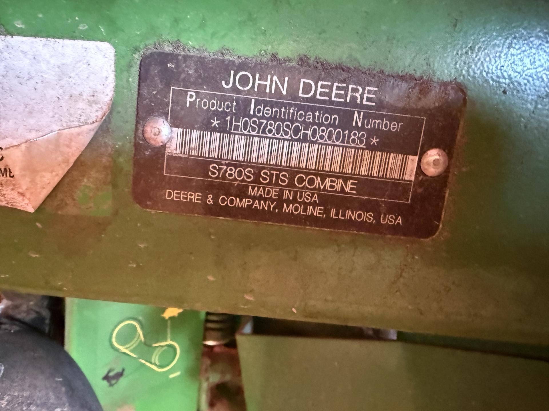 2018 John Deere S780 Image