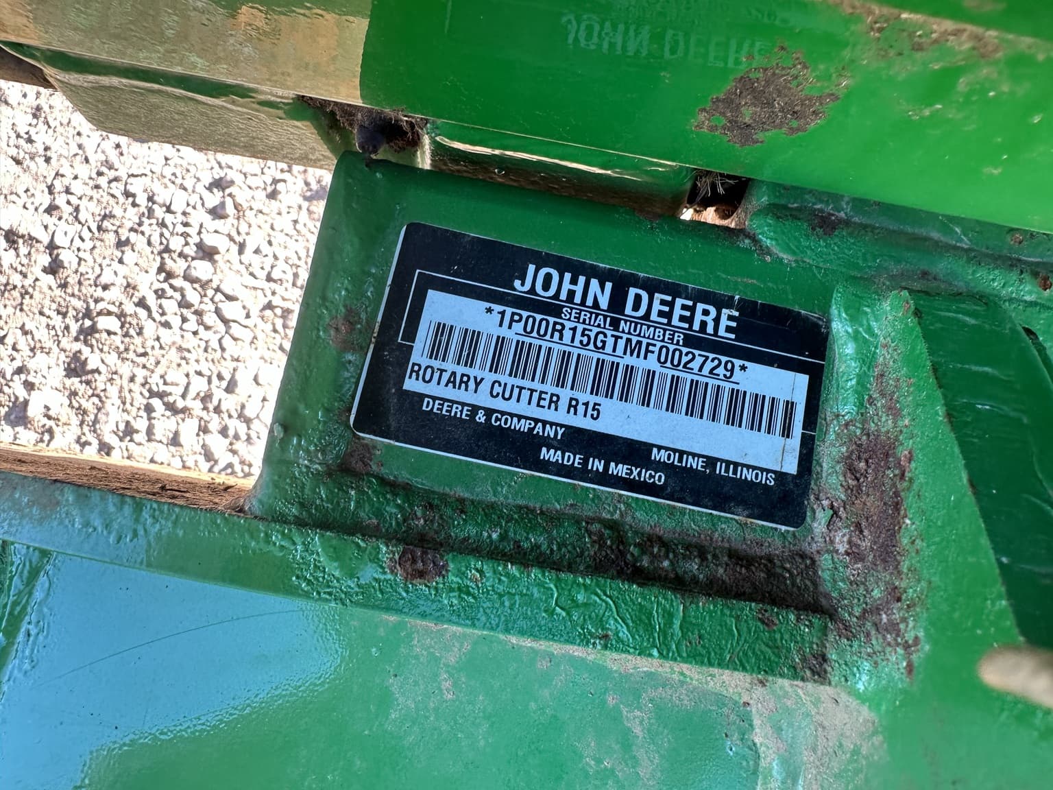 2021 John Deere R15