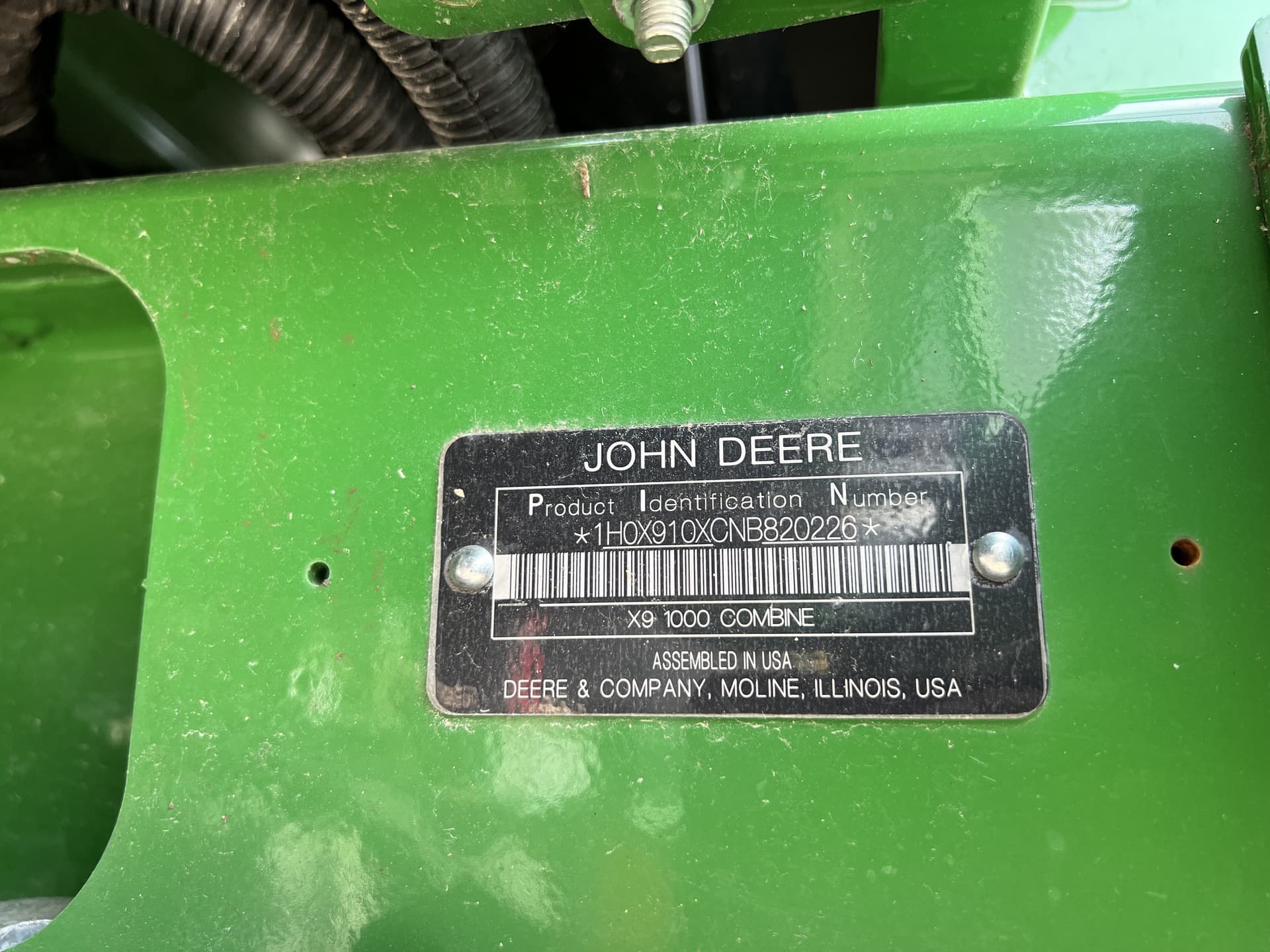 2022 John Deere X9 1000