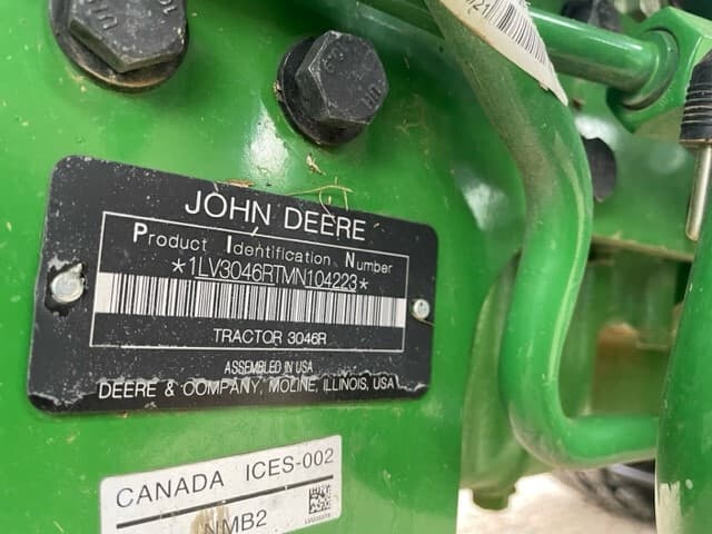 2022 John Deere 3046R