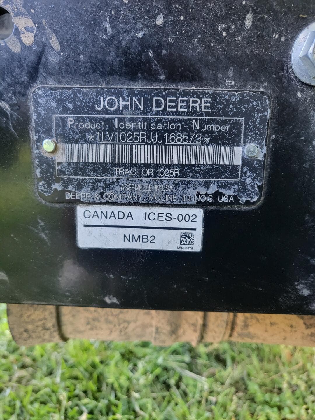 2018 John Deere 1025R Image