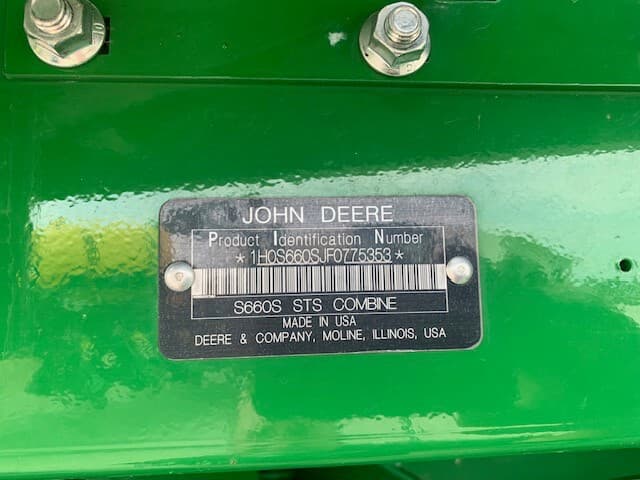 2015 John Deere S660 Image