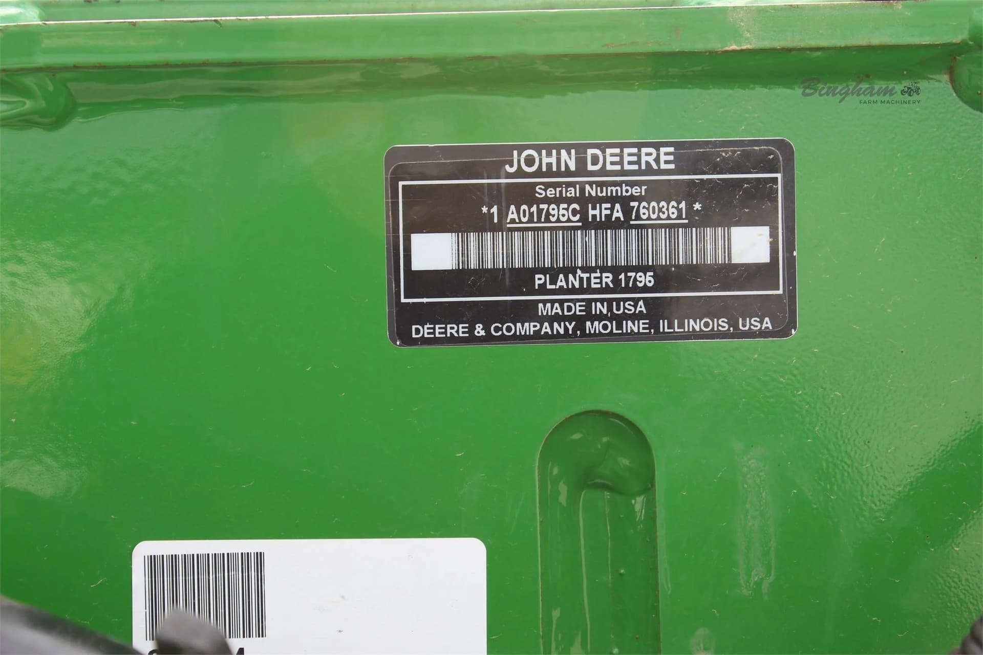 2015 John Deere 1795