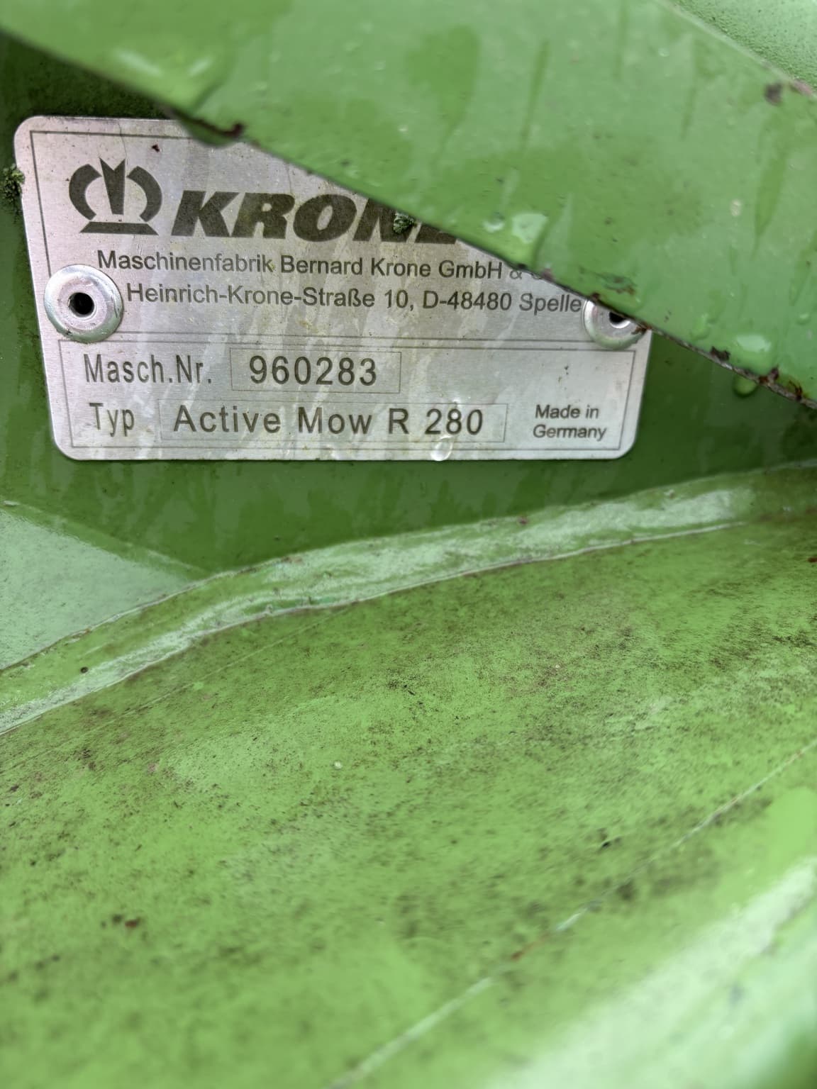 2018 Krone AMR 280 Image