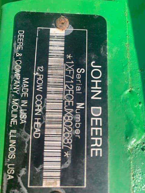 2018 John Deere 712FC Image