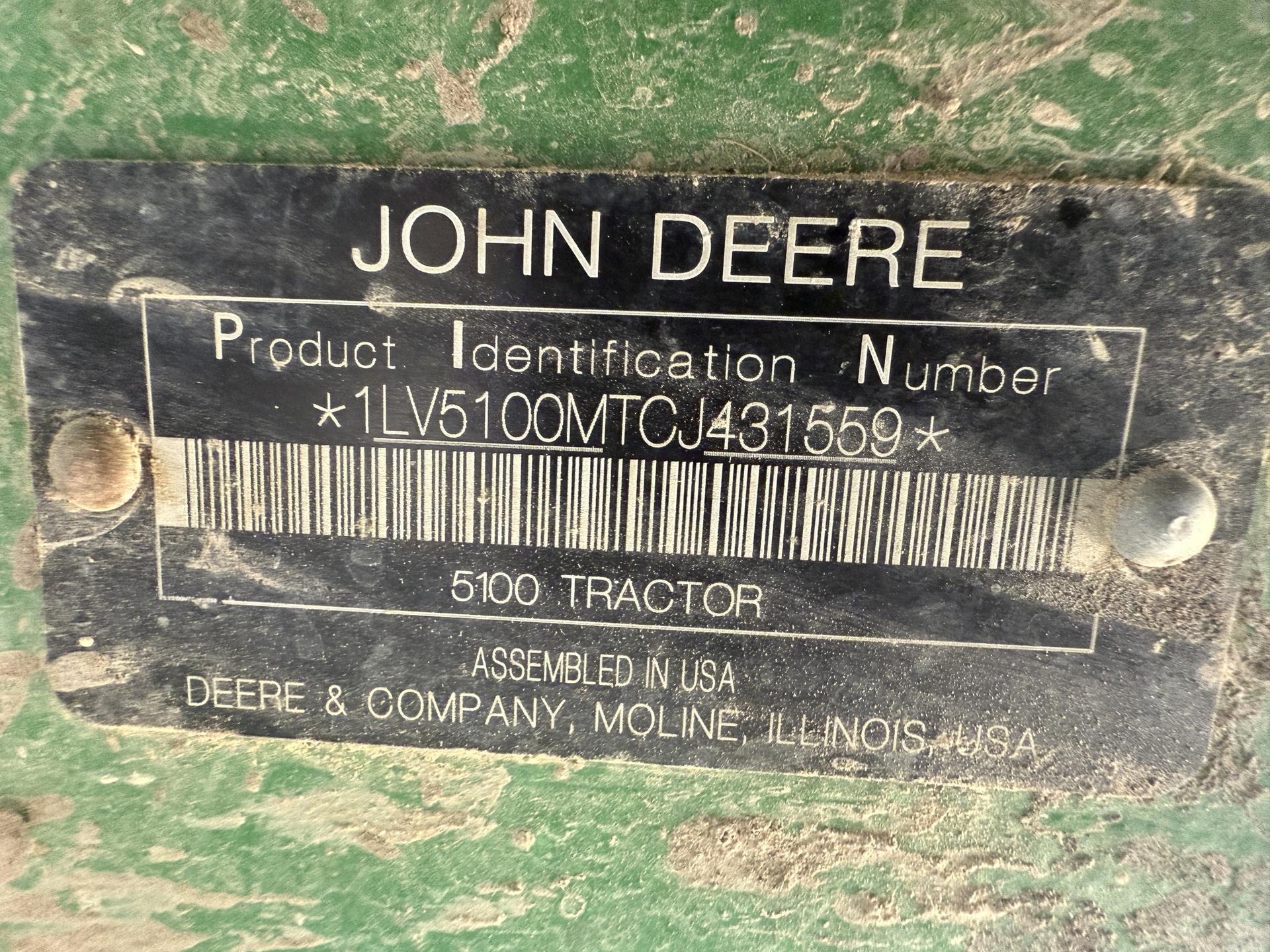 2012 John Deere 5100M Image