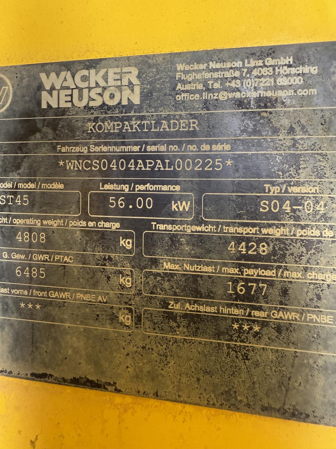 2014 Wacker Neuson ST45 Image