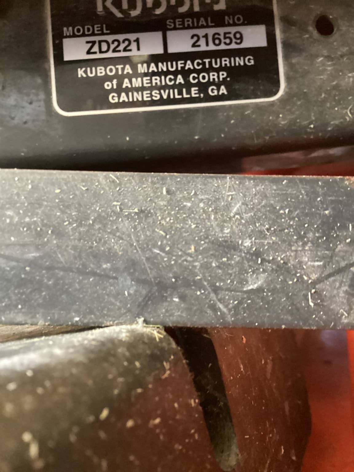 2010 Kubota ZD221 Image