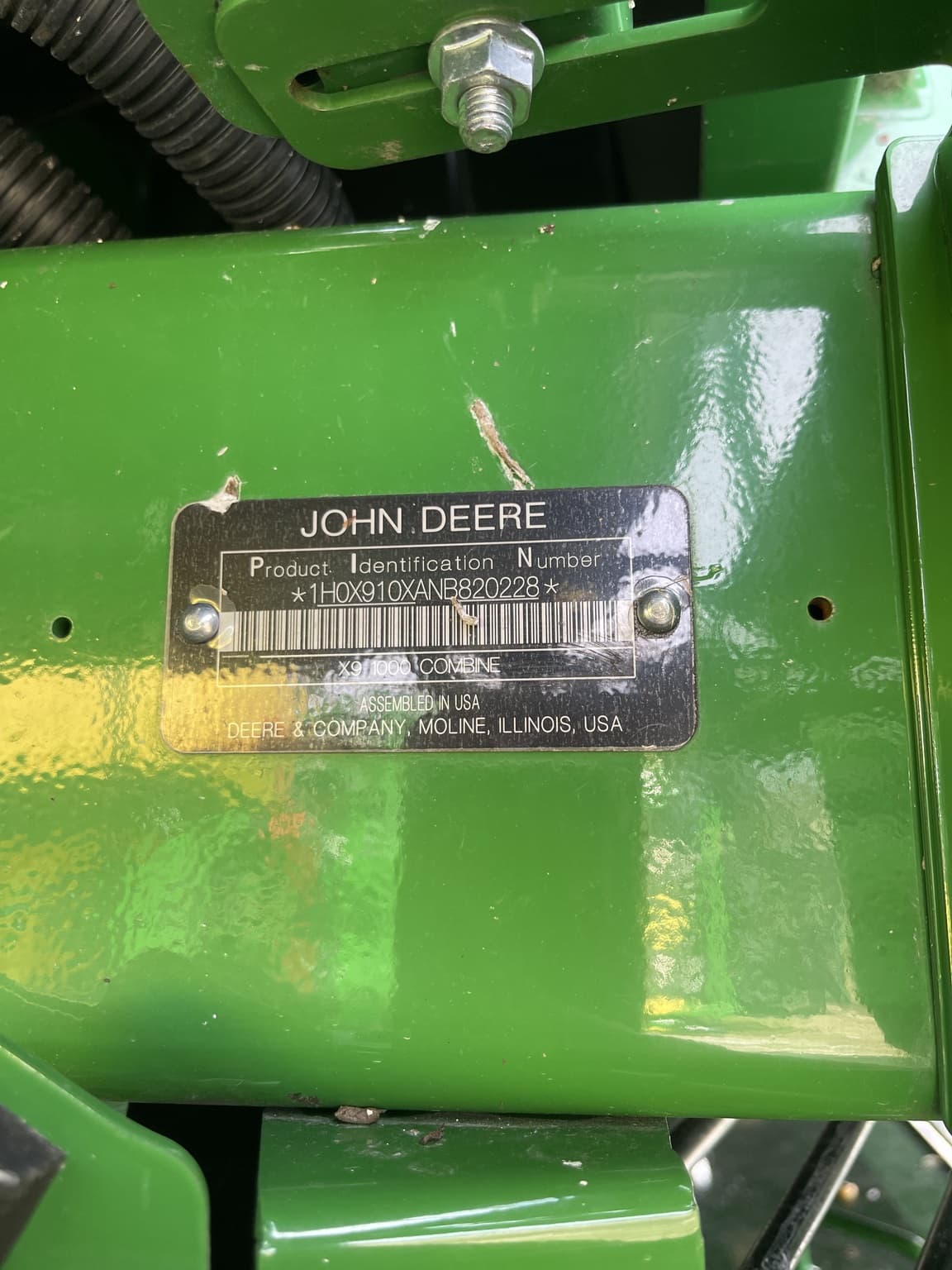 2022 John Deere X9 1000