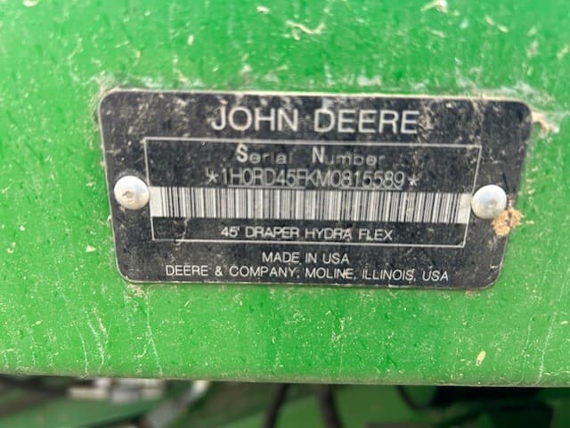 2021 John Deere RD45F