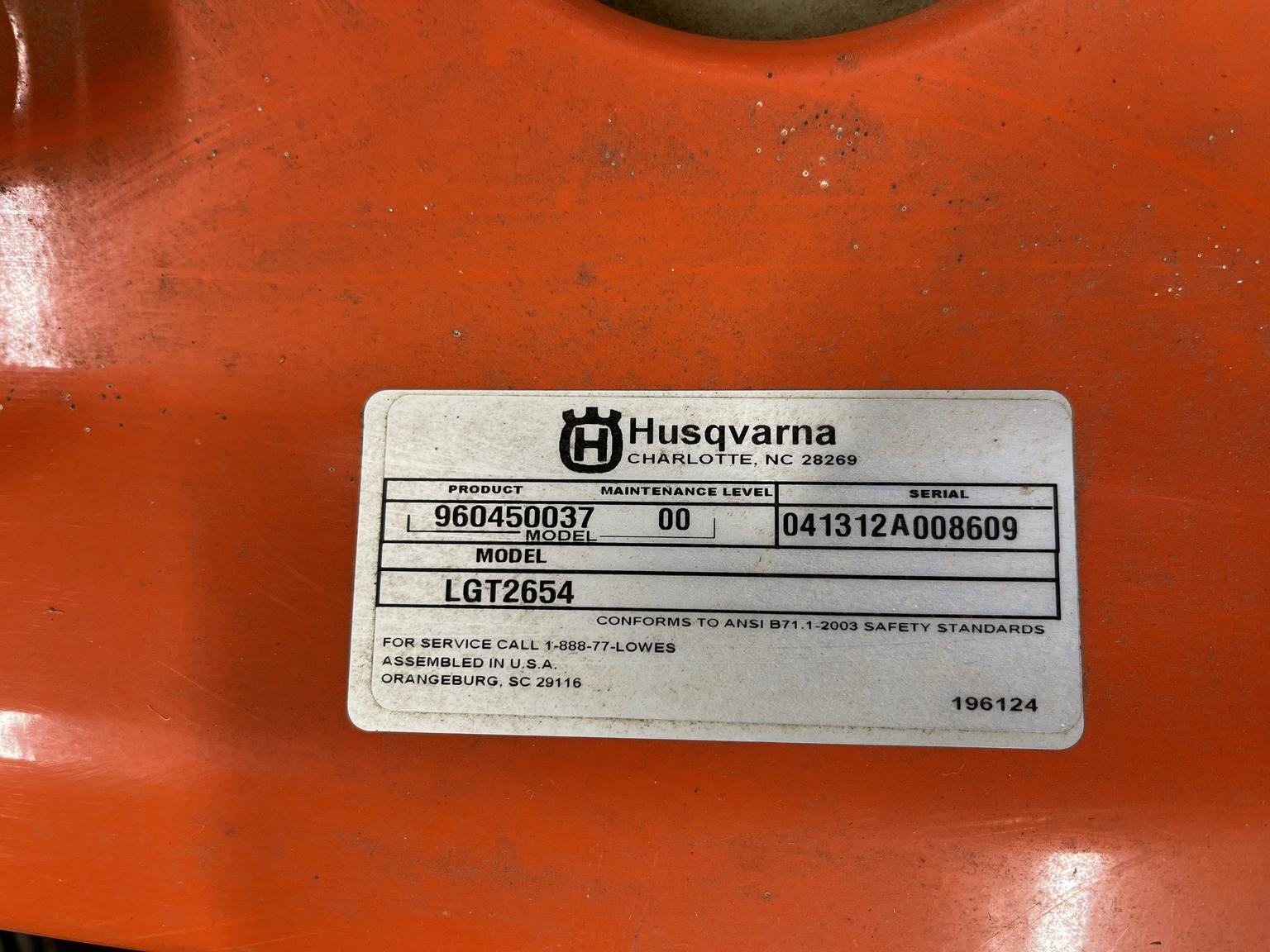 2012 Husqvarna LGT2654 Image