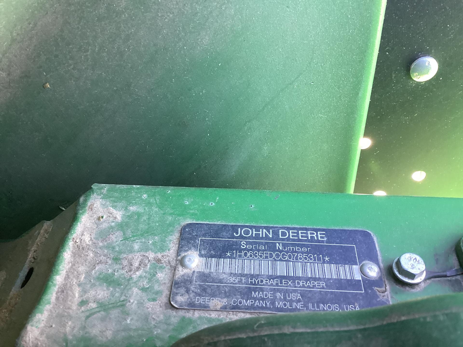 2016 John Deere 635FD