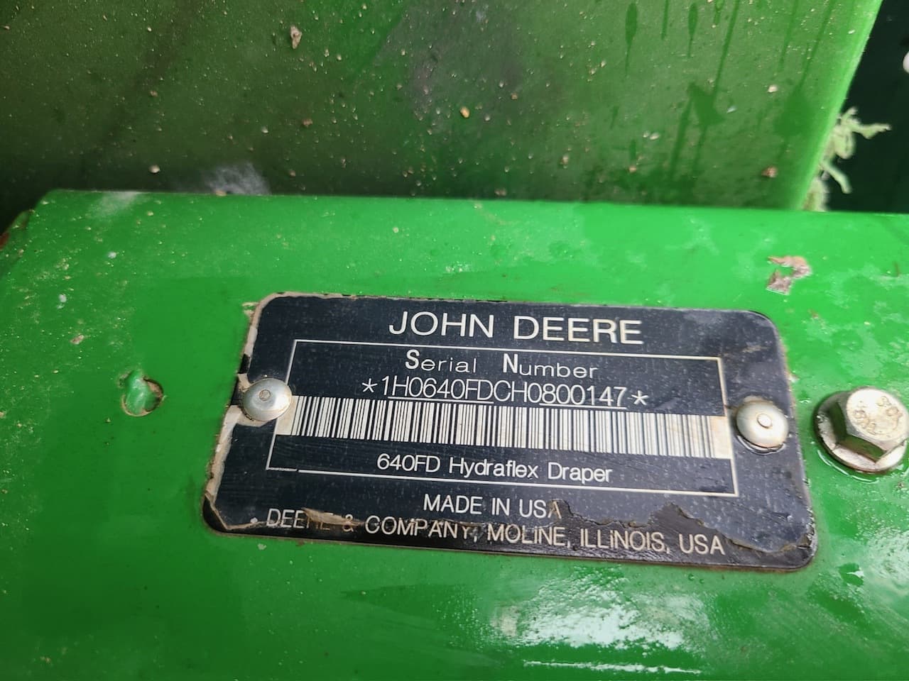 2018 John Deere 640FD Image
