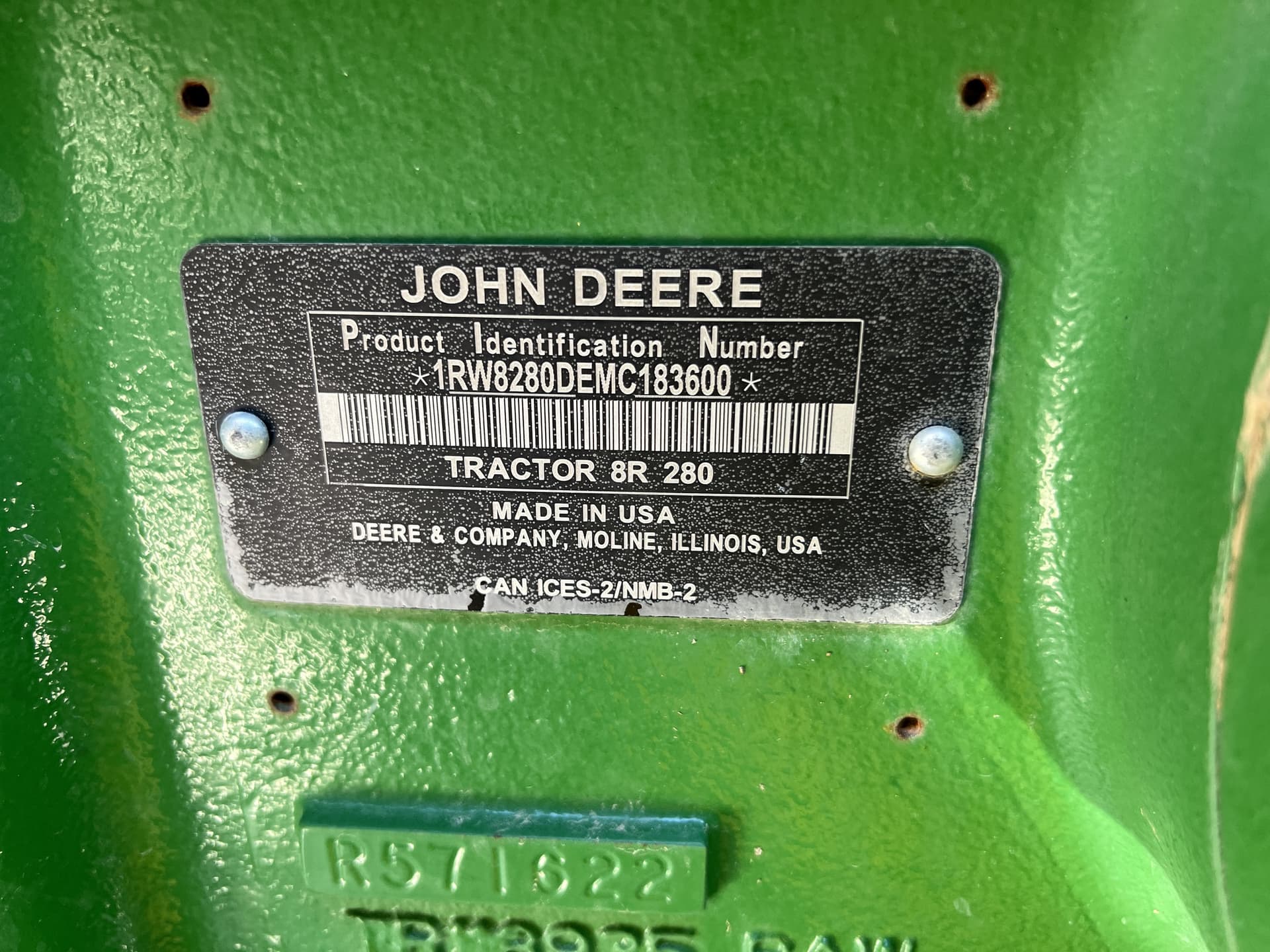 2021 John Deere 8R 280