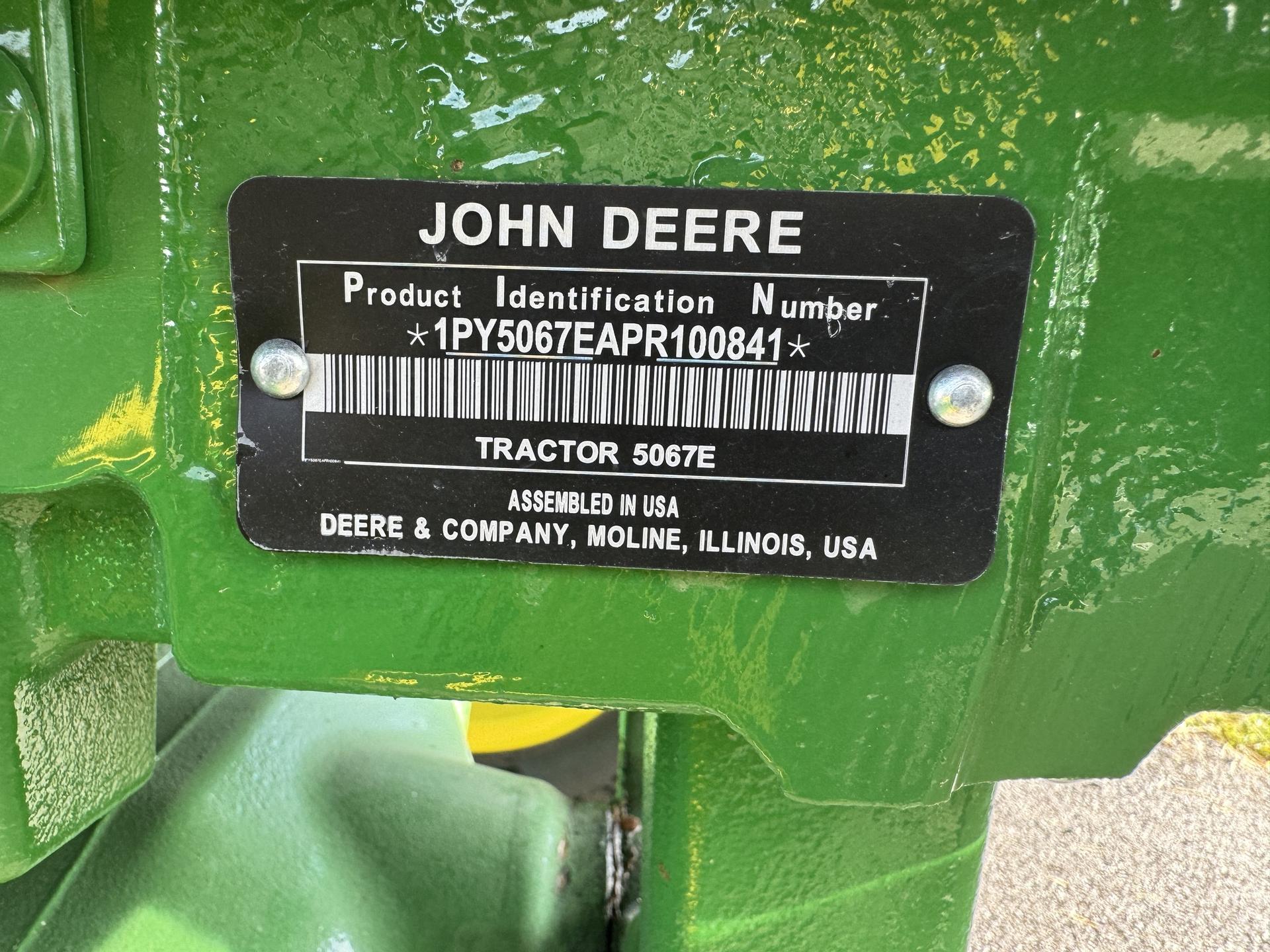 2023 John Deere 5067E Image