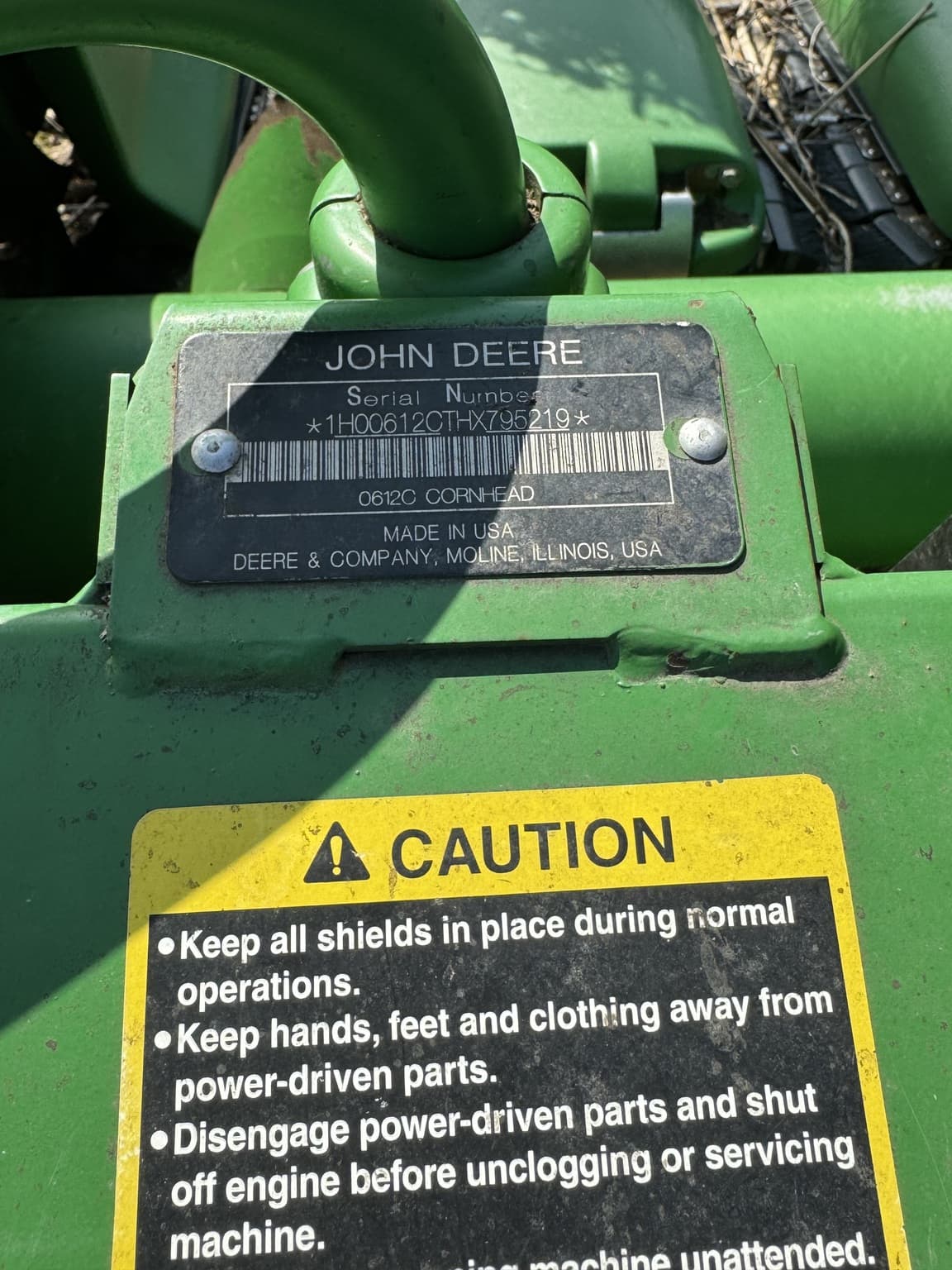 2017 John Deere 612C Image