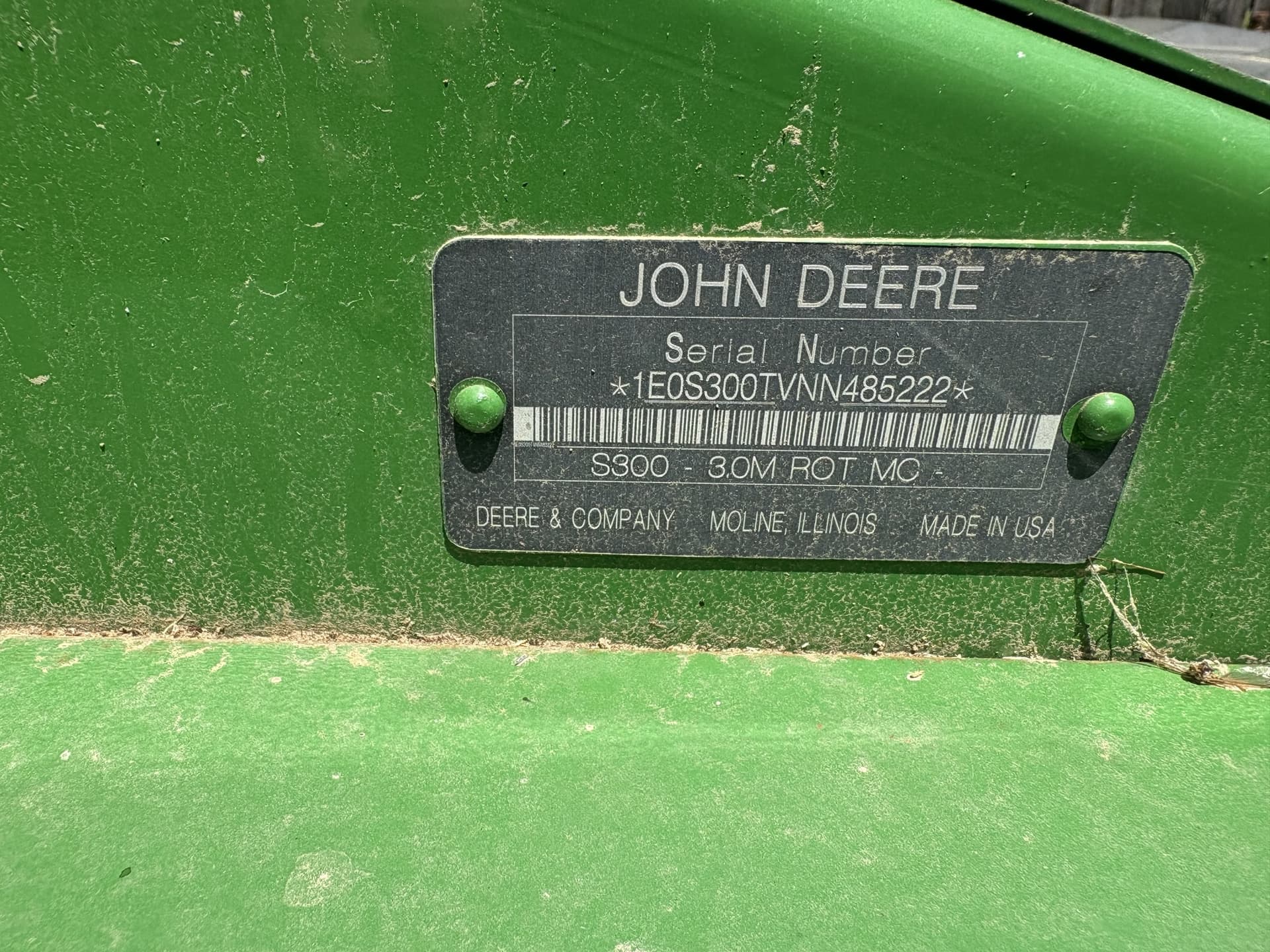 2022 John Deere S300 Image