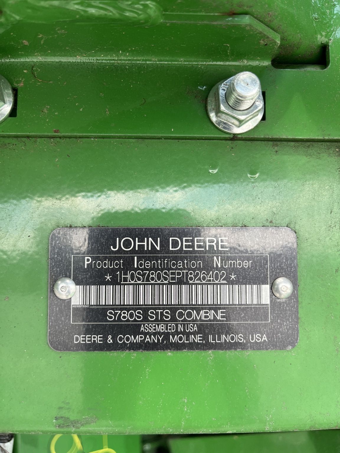 2023 John Deere S780