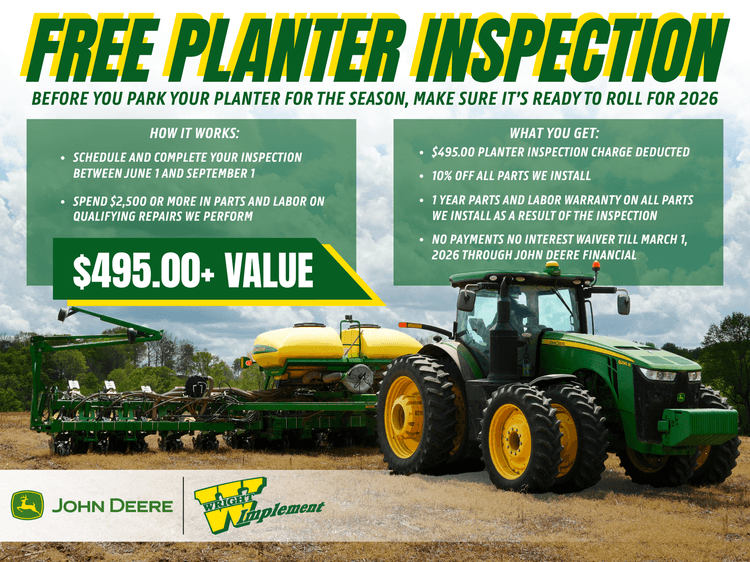 Free Planter Inspection