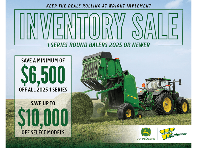 1 Series Round Baler 2025 or Newer