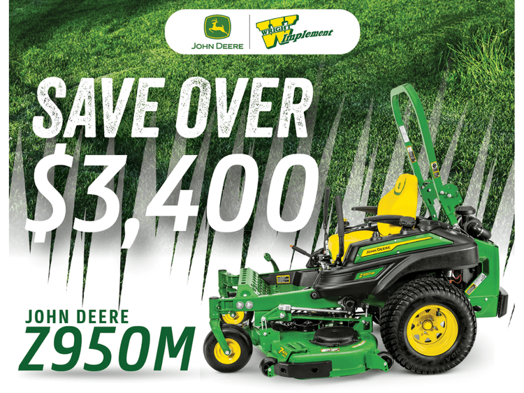 Z950M W/Side Discharge Mower Deck