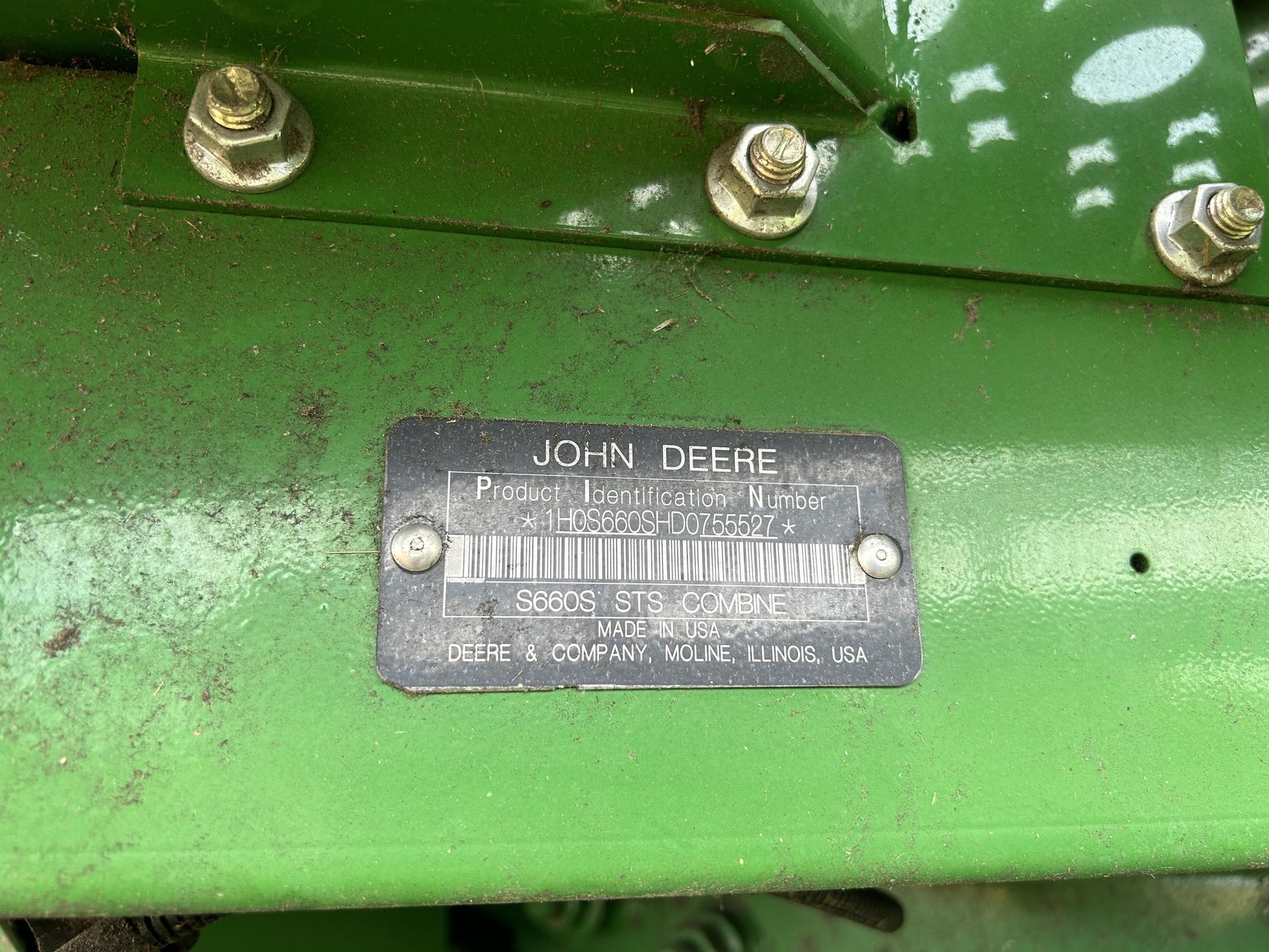 2013 John Deere S660