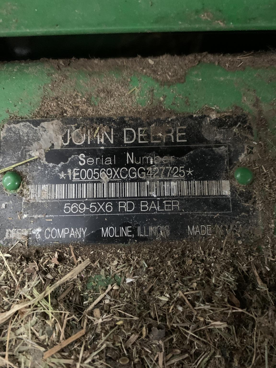 2016 John Deere 569