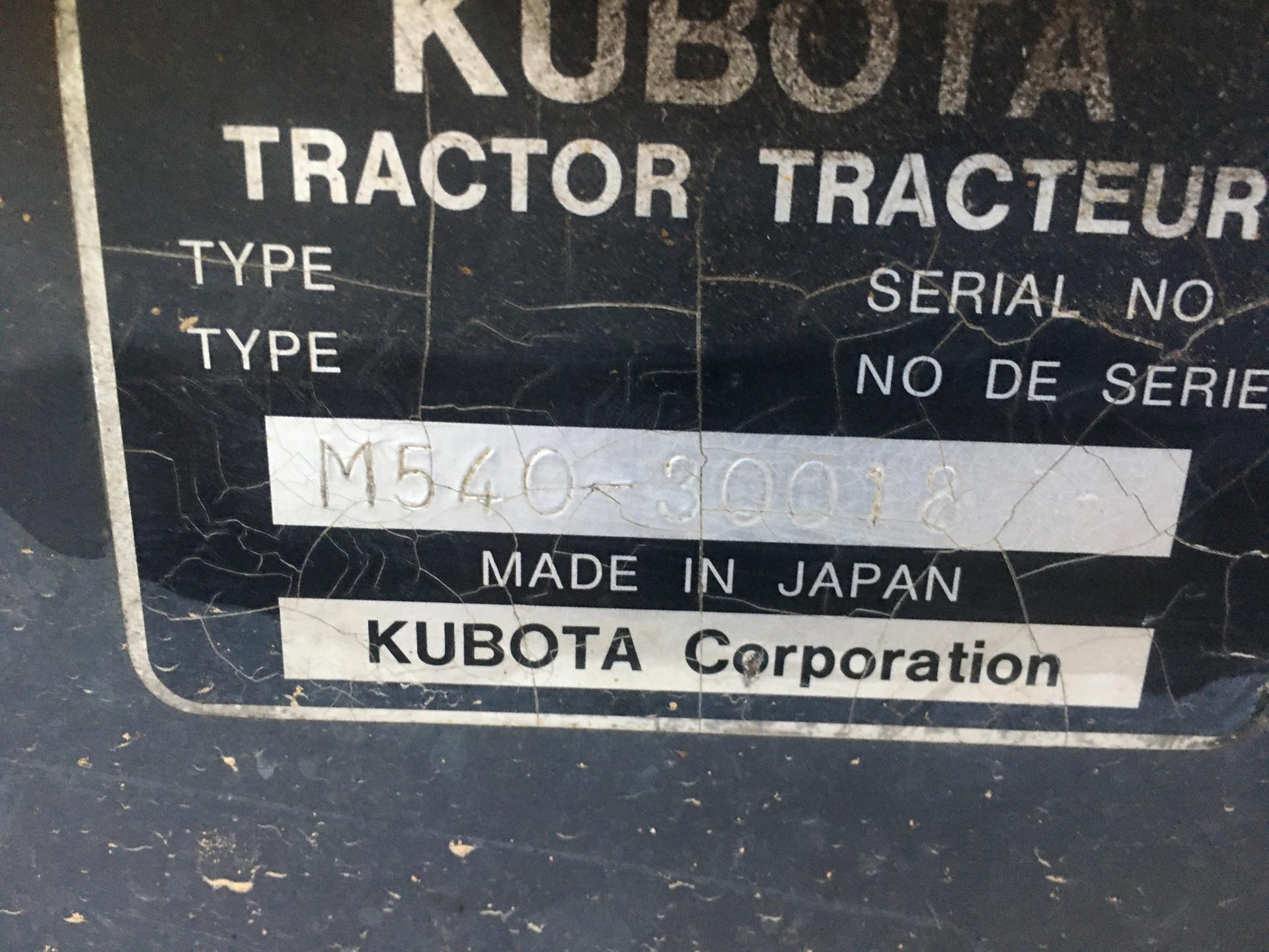 1999 Kubota M5400