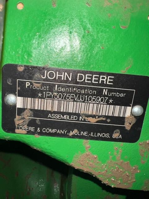 2018 John Deere 5075E