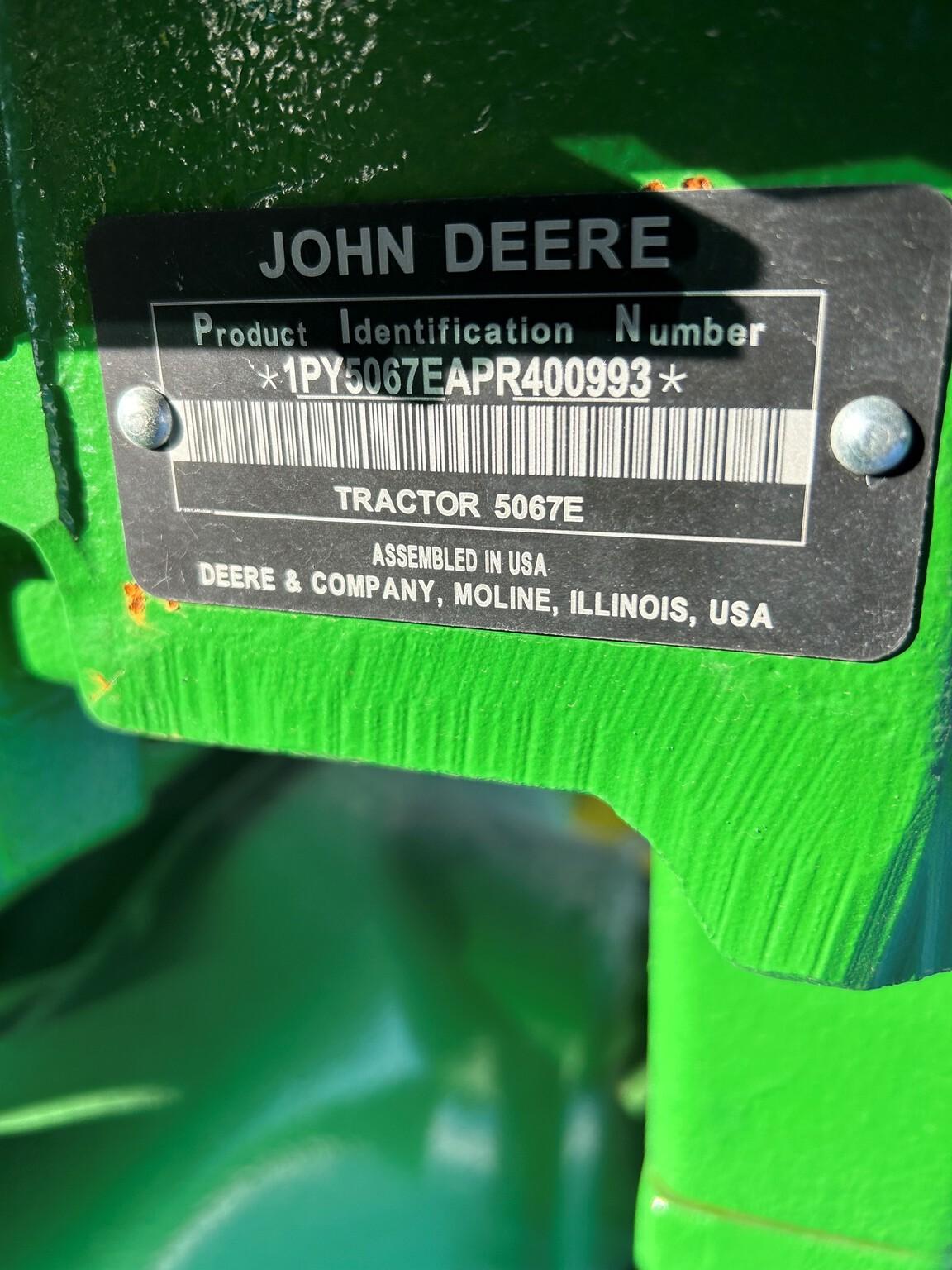 2024 John Deere 5067E