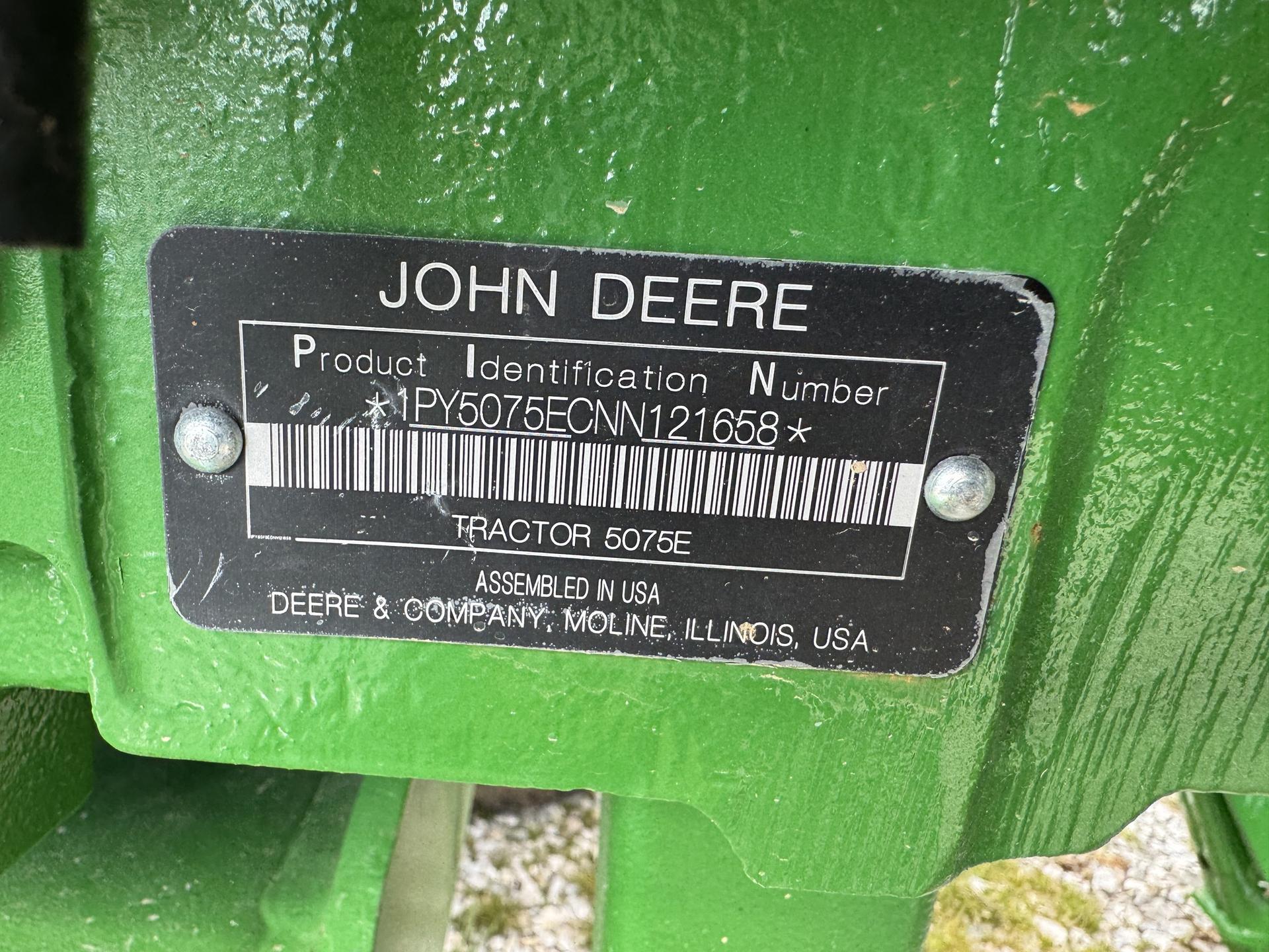 2022 John Deere 5075E
