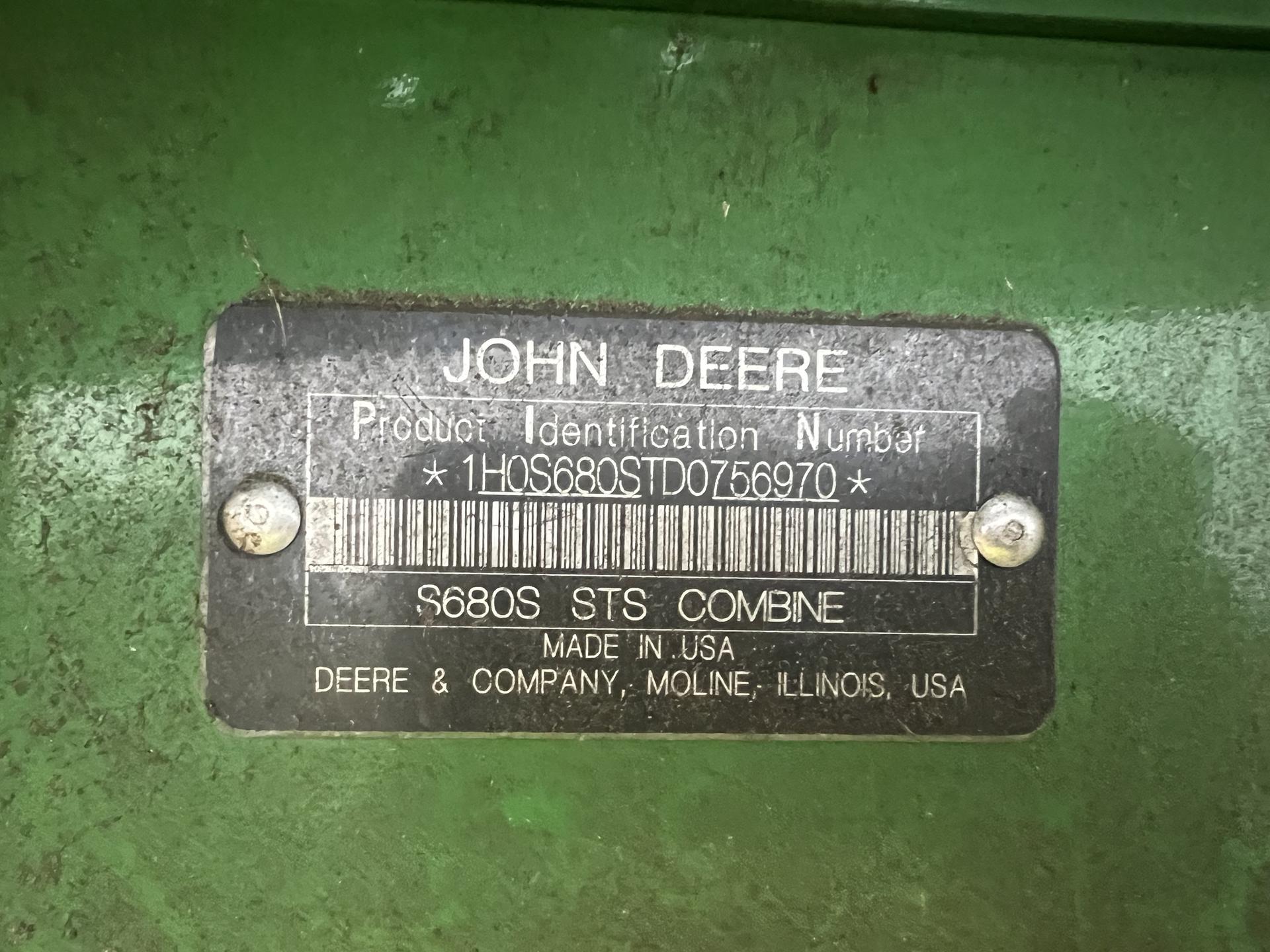 2013 John Deere S680