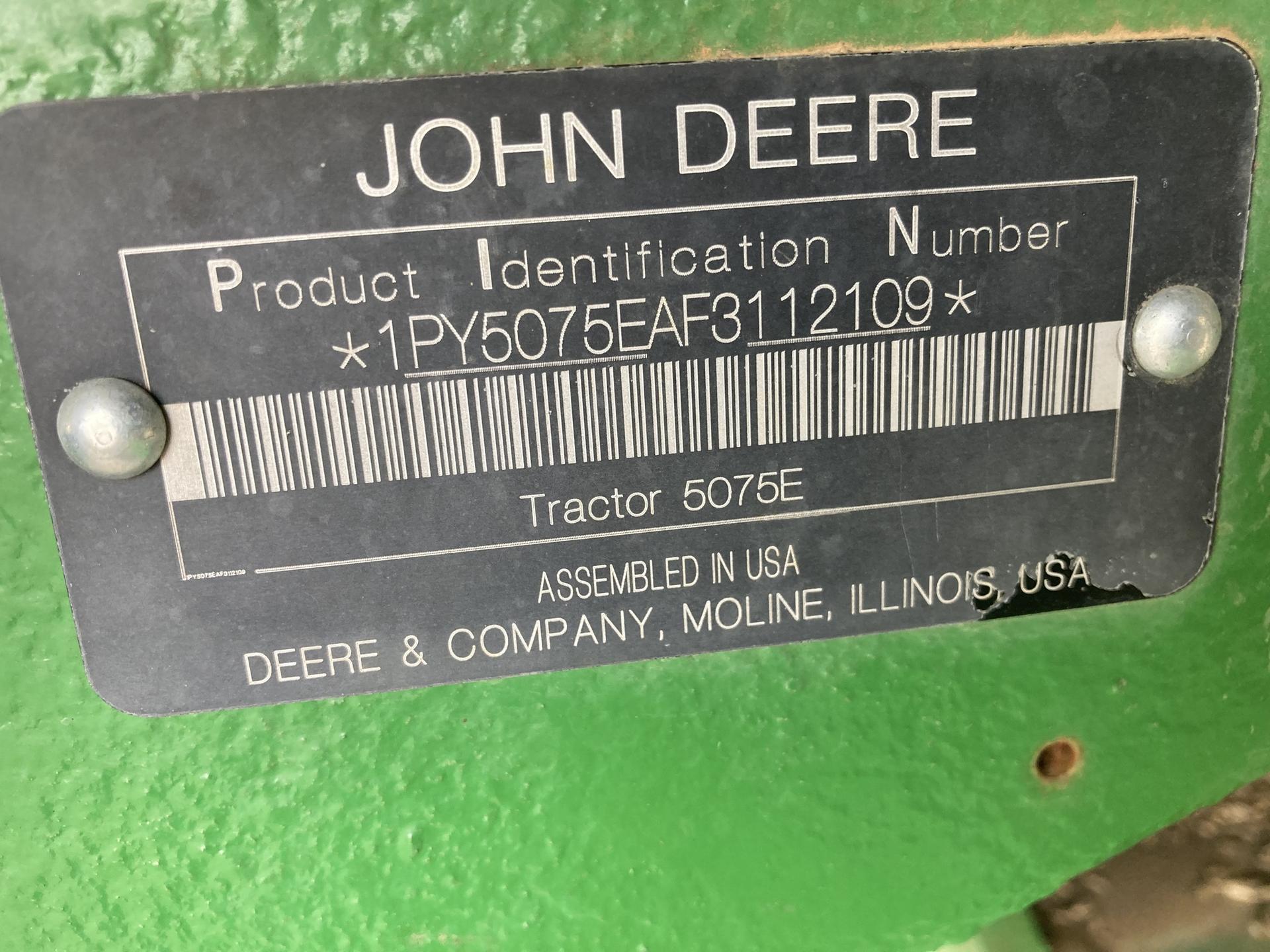 2015 John Deere 5075E