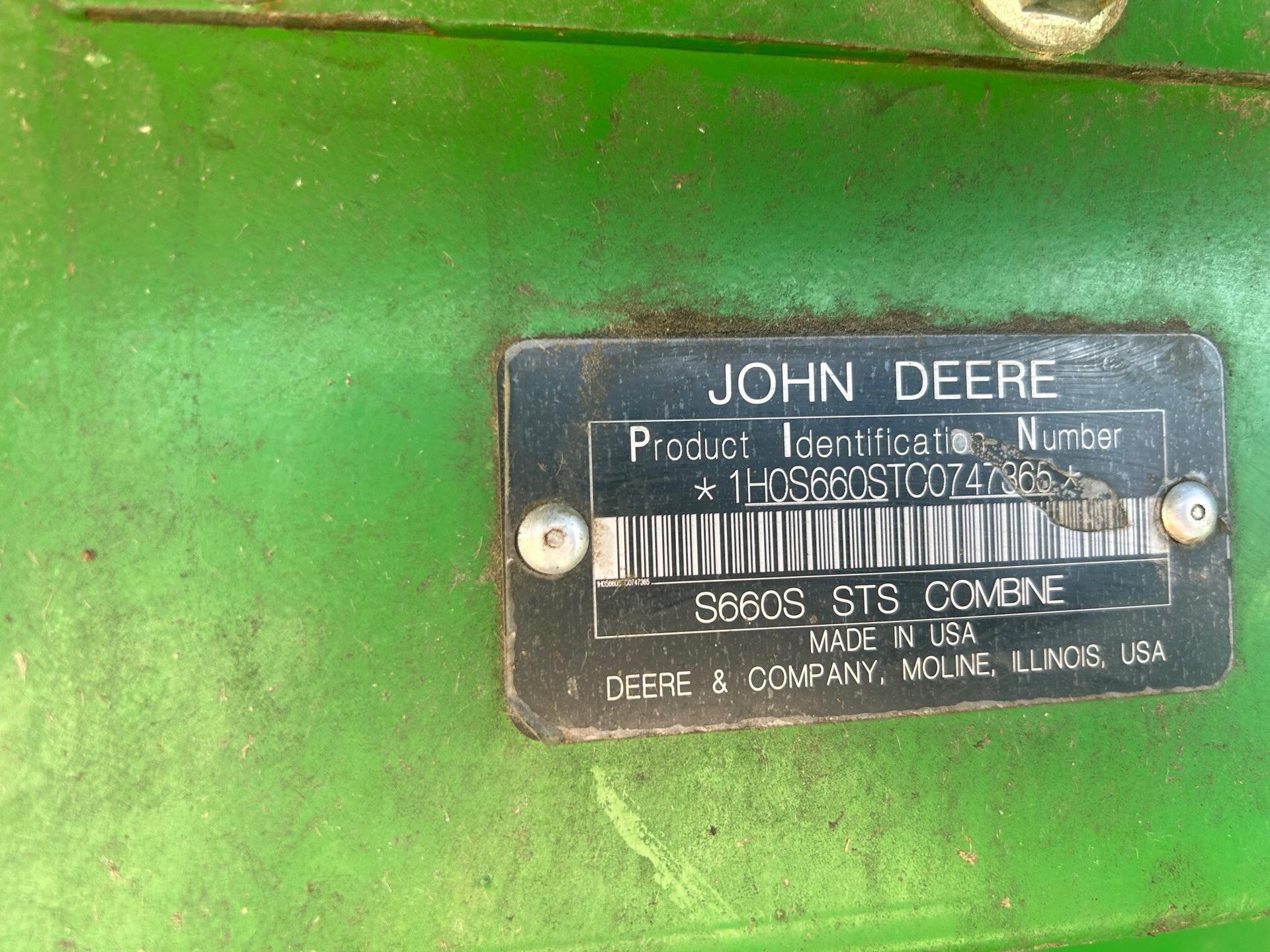 2012 John Deere S660