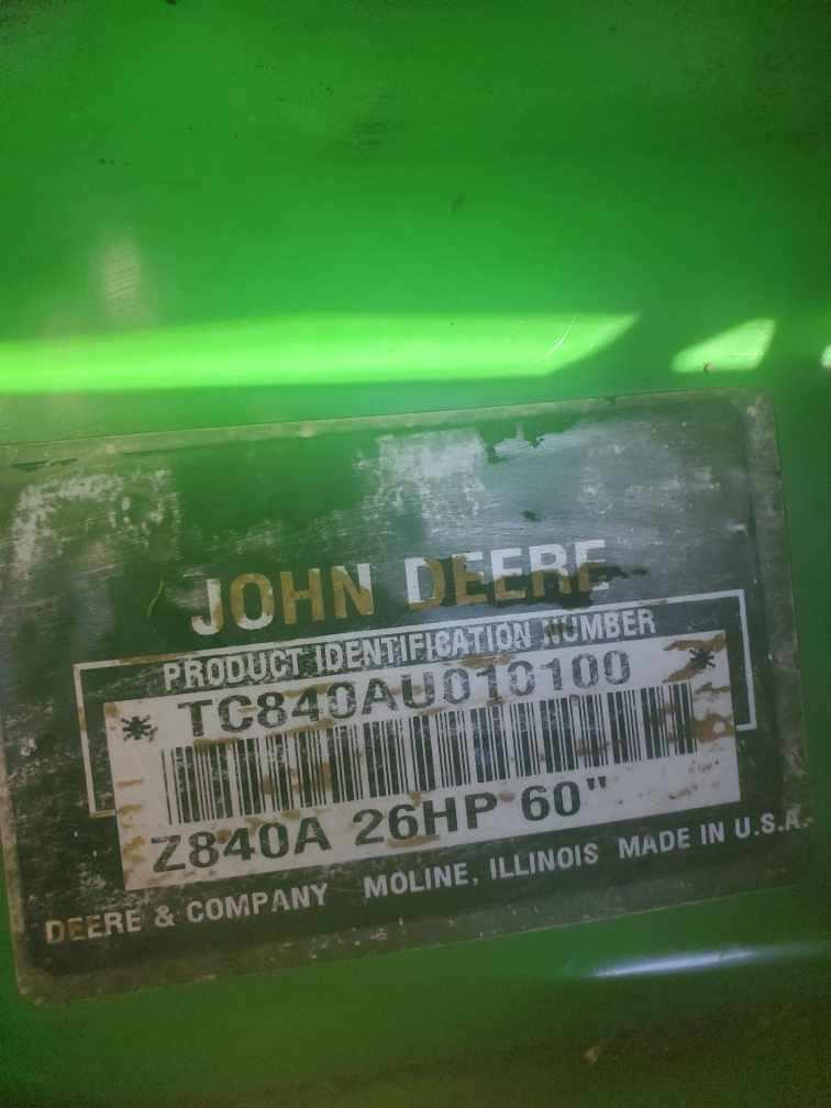 2008 John Deere Z840A
