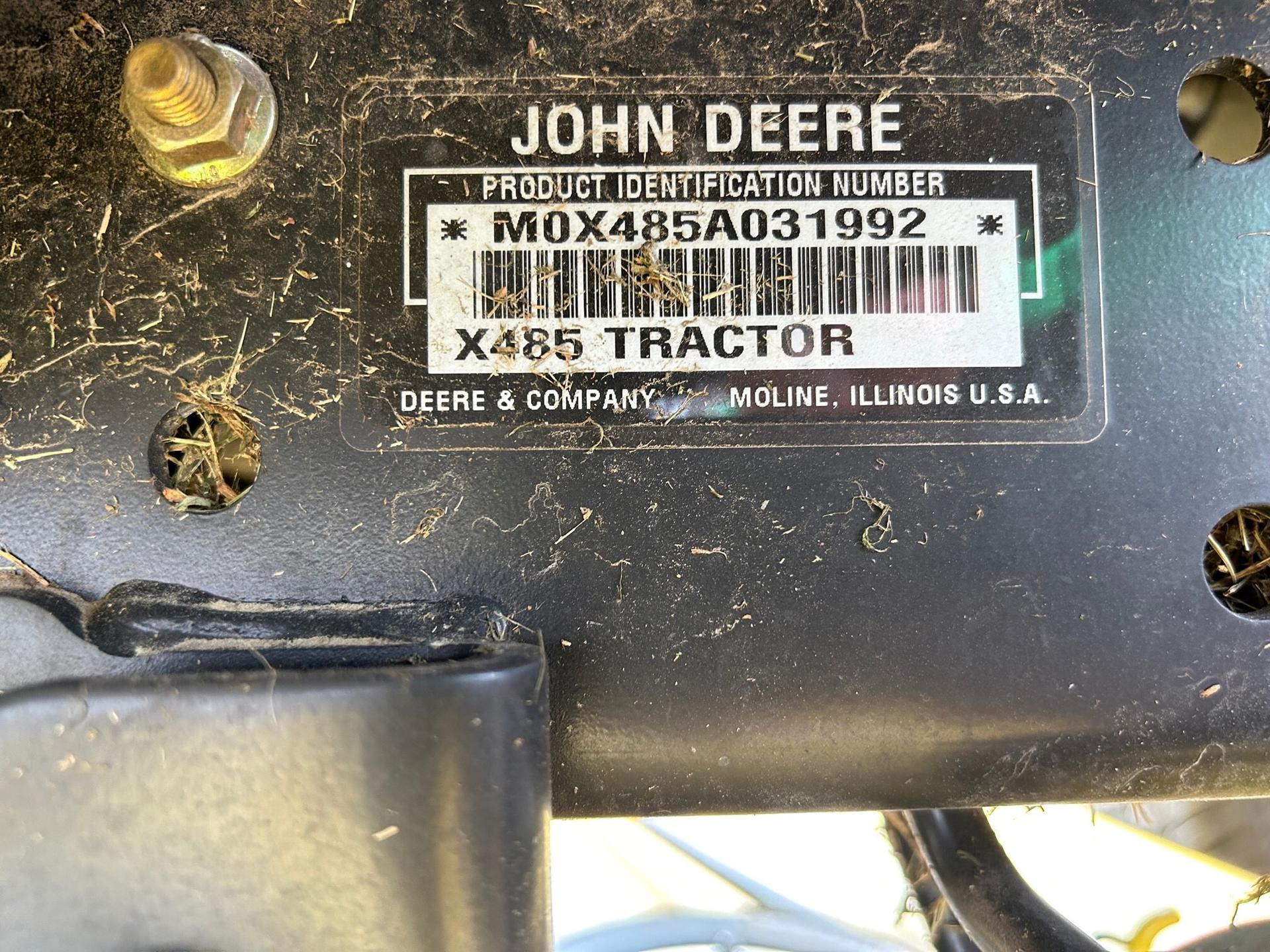 2004 John Deere X485