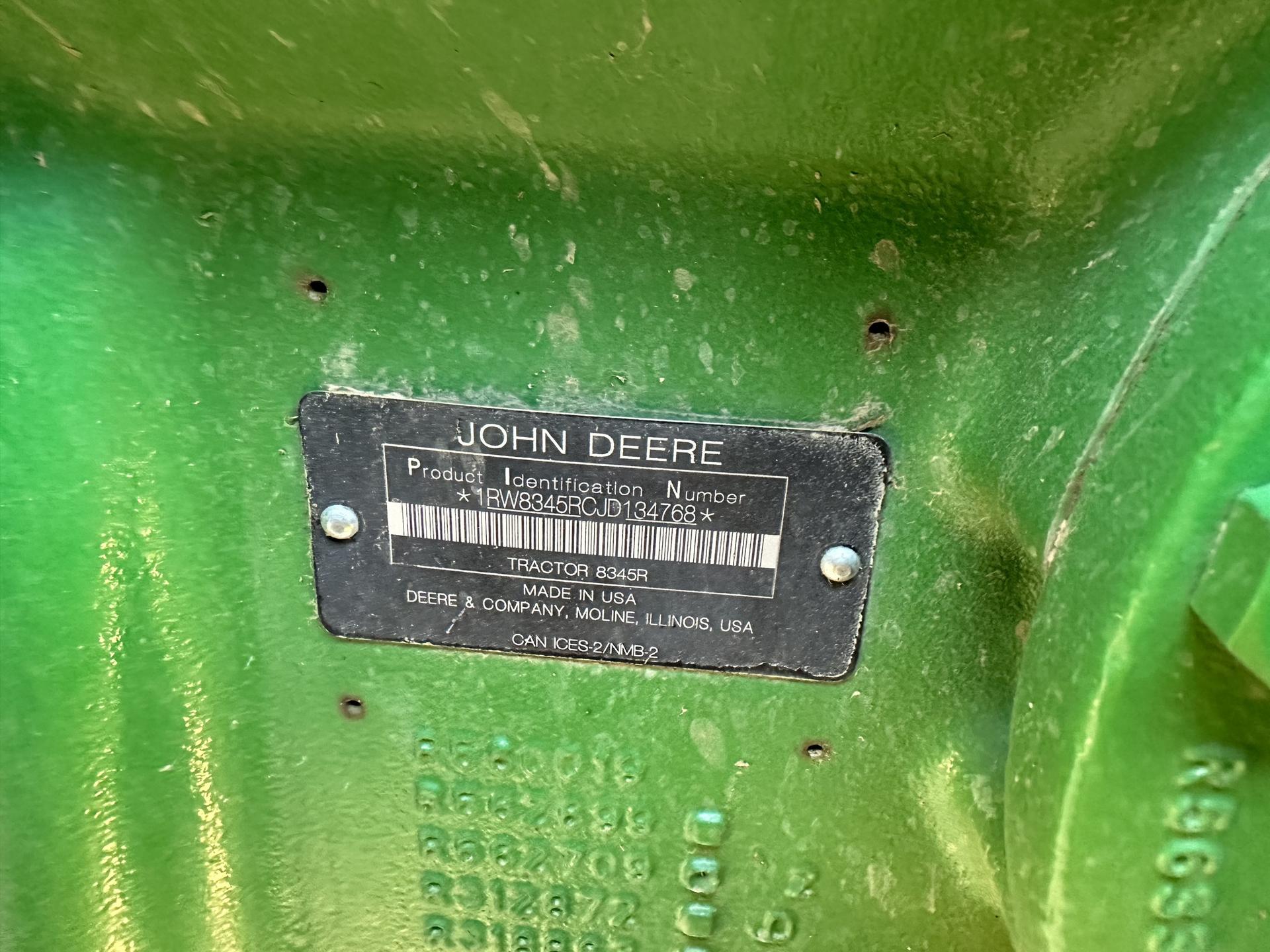 2018 John Deere 8345R
